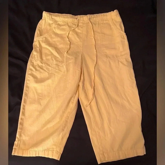 Erika cropped yellow pants size p8 - Picture 1 of 5